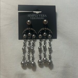 Simply Vera Vera Wang Silver Chandelier Earrings